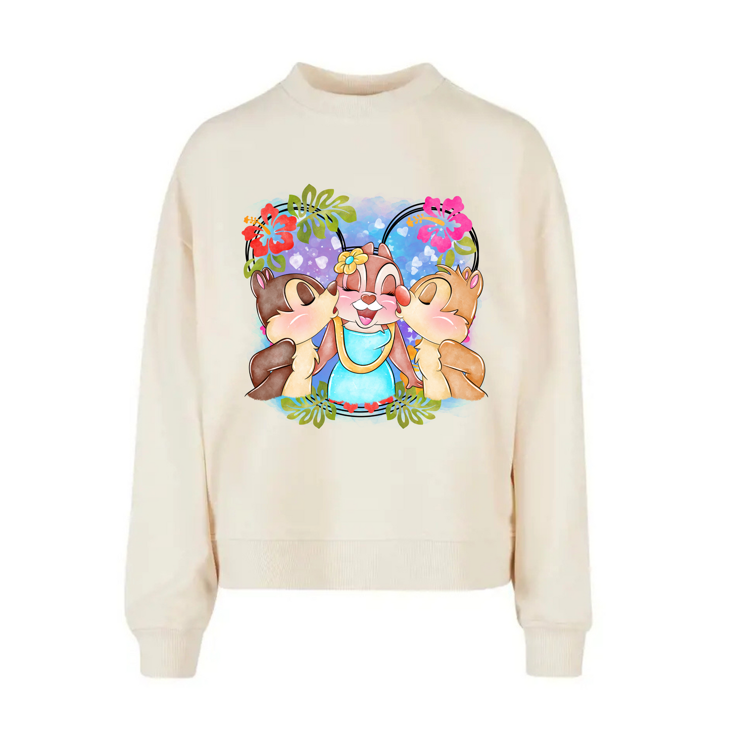 Playful Squirrel Besties Sweater – Cozy Classic Fit