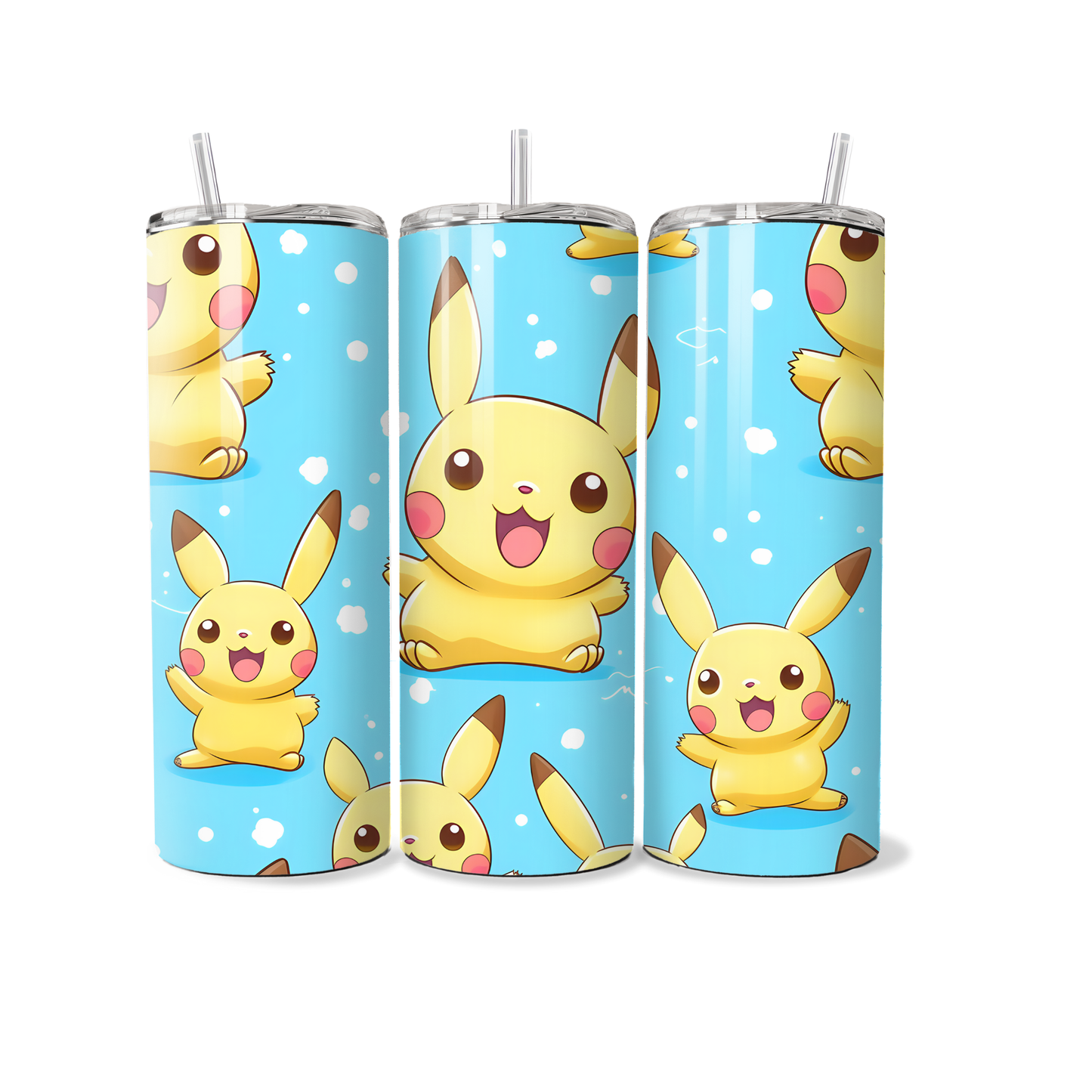 Pikachu Kawaii Style - Tumbler