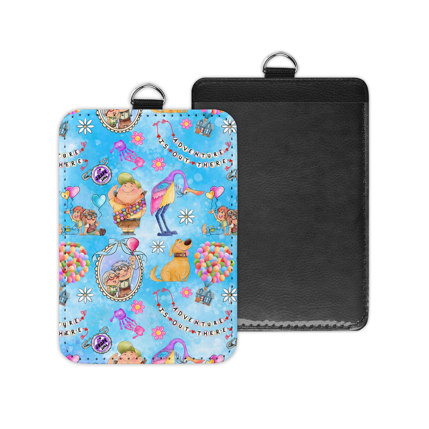 Badge Holder / ID Card Holder – Includes Lanyard Carl and Ellie