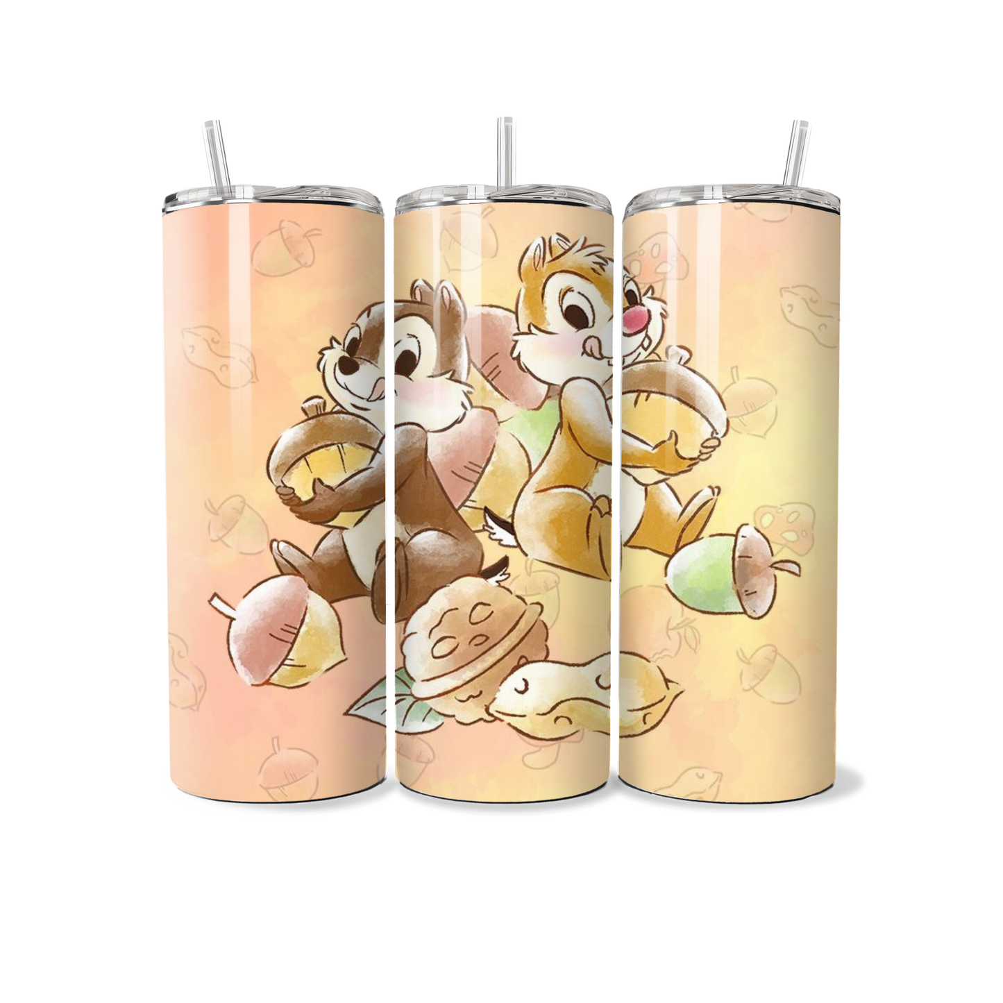 Chip ’n Dale / Knabbel & Babbel Becher 20oz – Gemütliche Herbststimmung