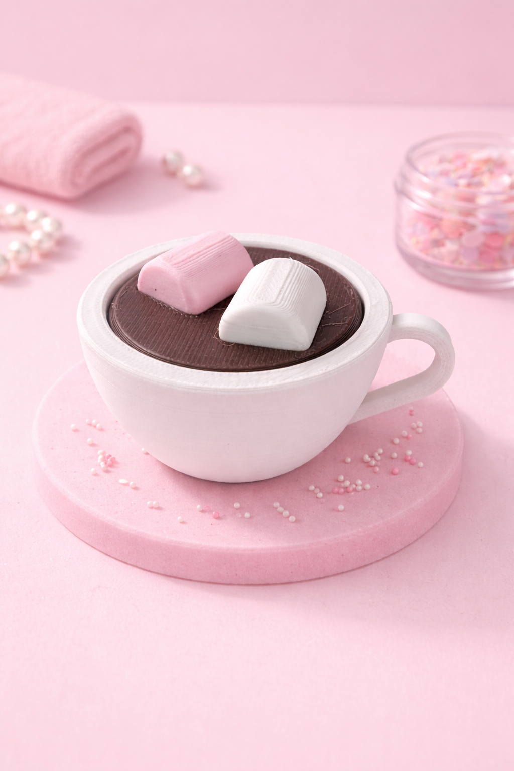 Hot Chocolate Fidget Clicker – With Marshmallows ☕