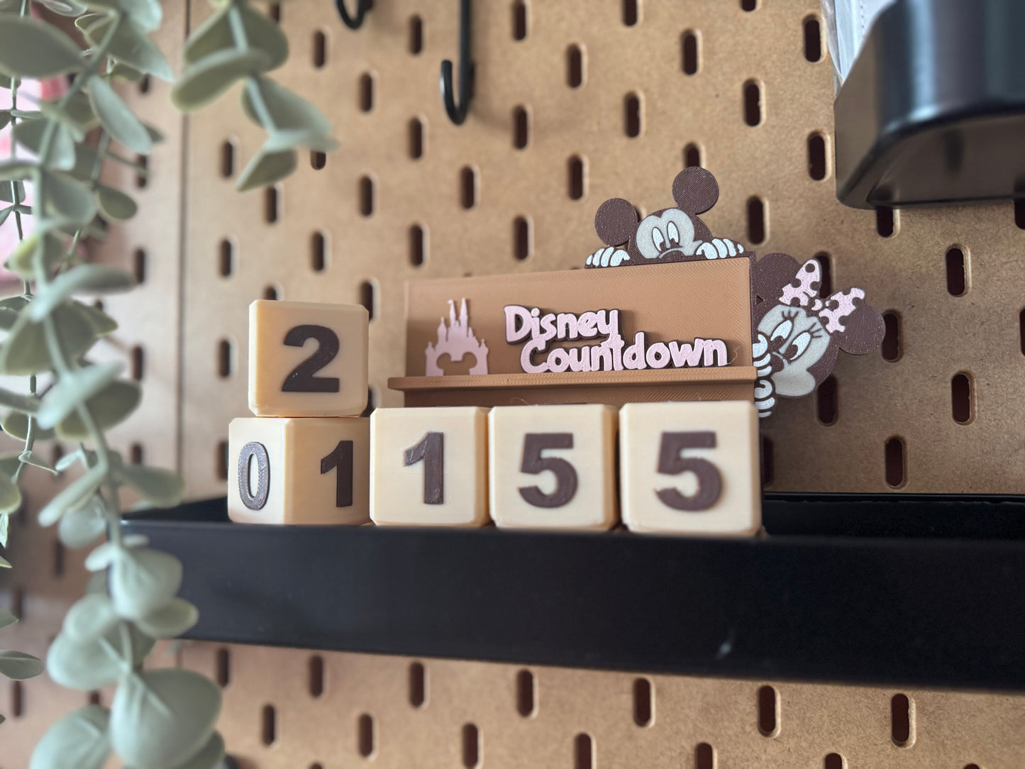 Disney-inspirierter Countdown – 3D-gedruckter Countdown-Kalender für Ihre magische Reise