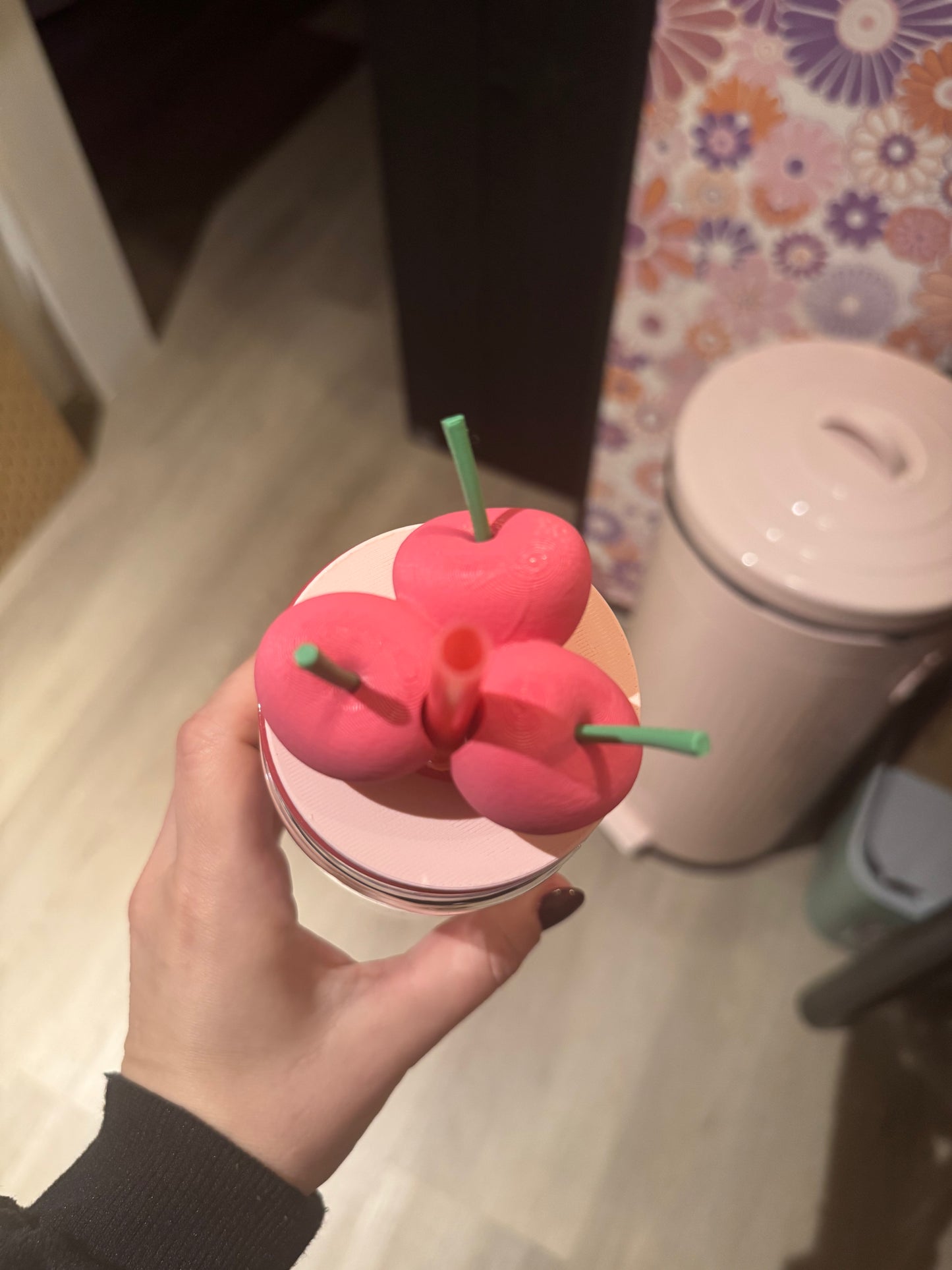 π Kersen Topper voor 16oz Libby Glass β 3D Geprint π
