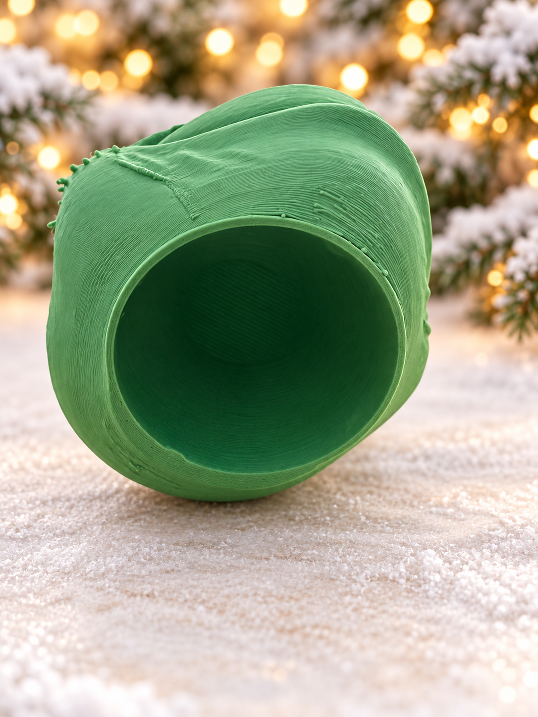 Der Grinch Anhängerkupplungsabdeckung mit Weihnachtsmütze – 3D-gedruckt