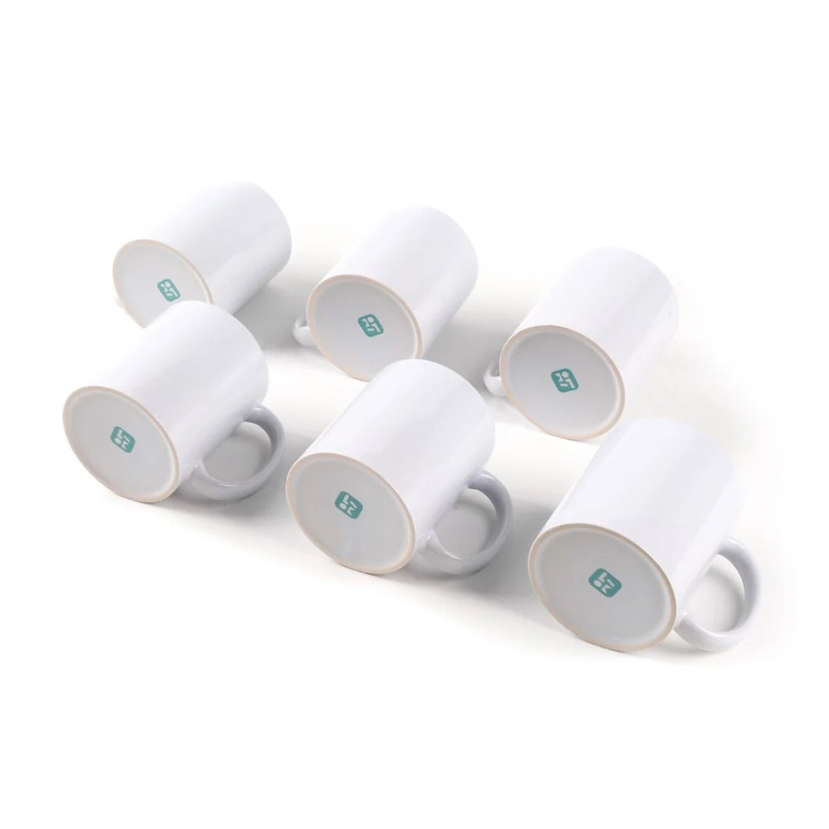LOKLiK Sublimatiemokken - Blanco - 325 ml - 6 stuks