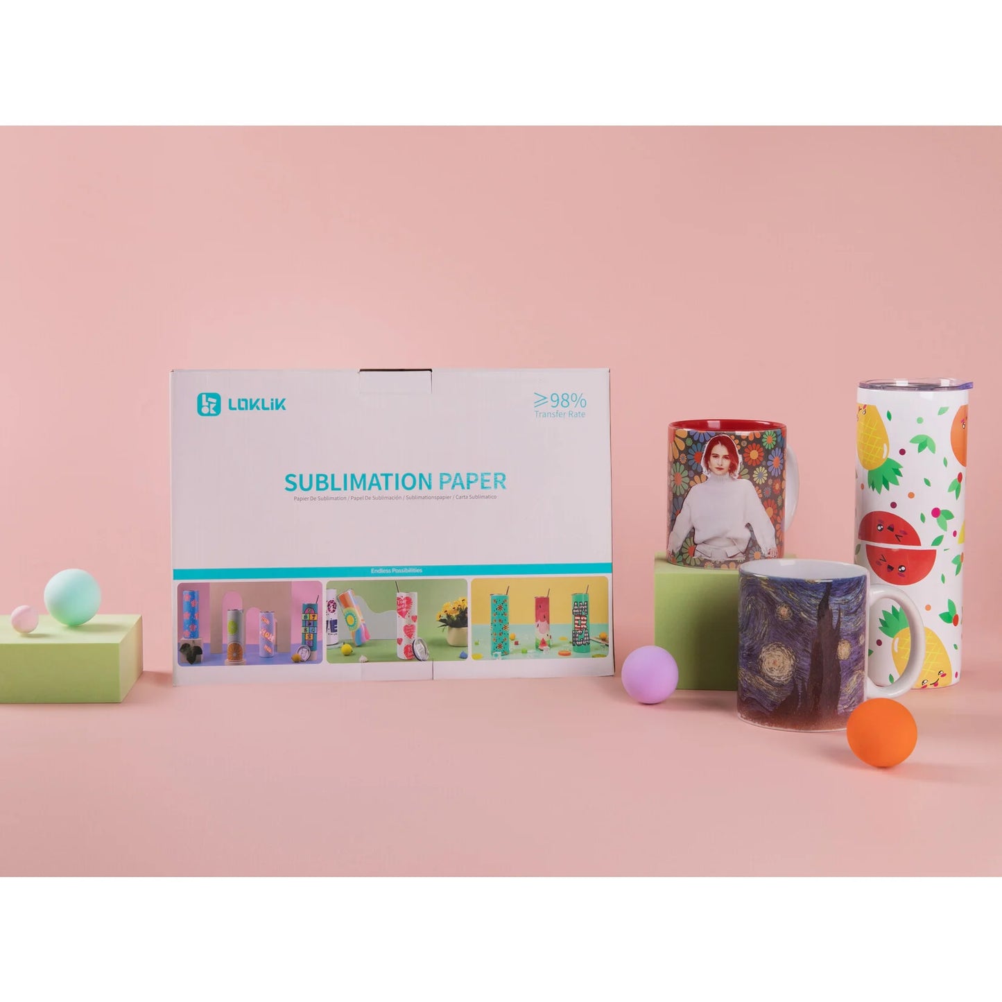 LOKLiK Sublimation paper A4 - 140 sheets