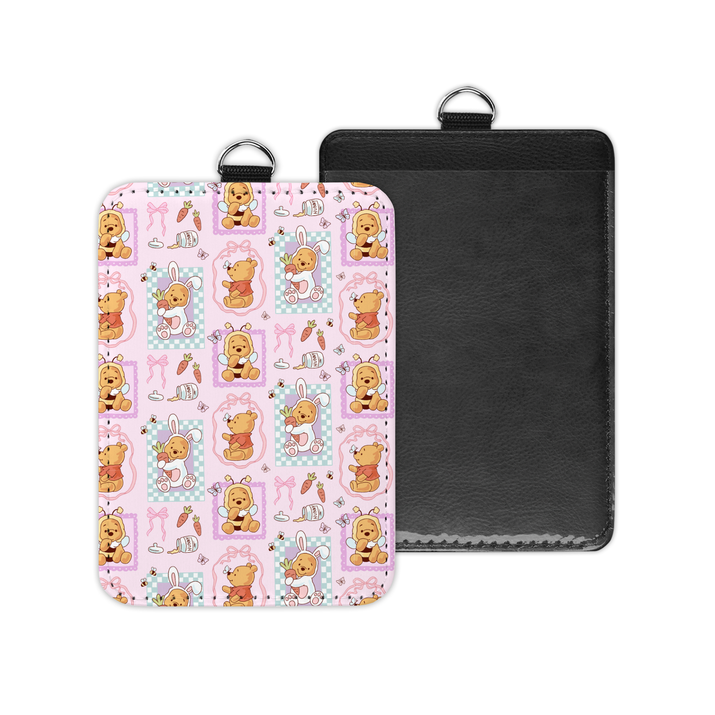 Badge Holder / ID Card Holder – Including Lanyard Pooh Bear
