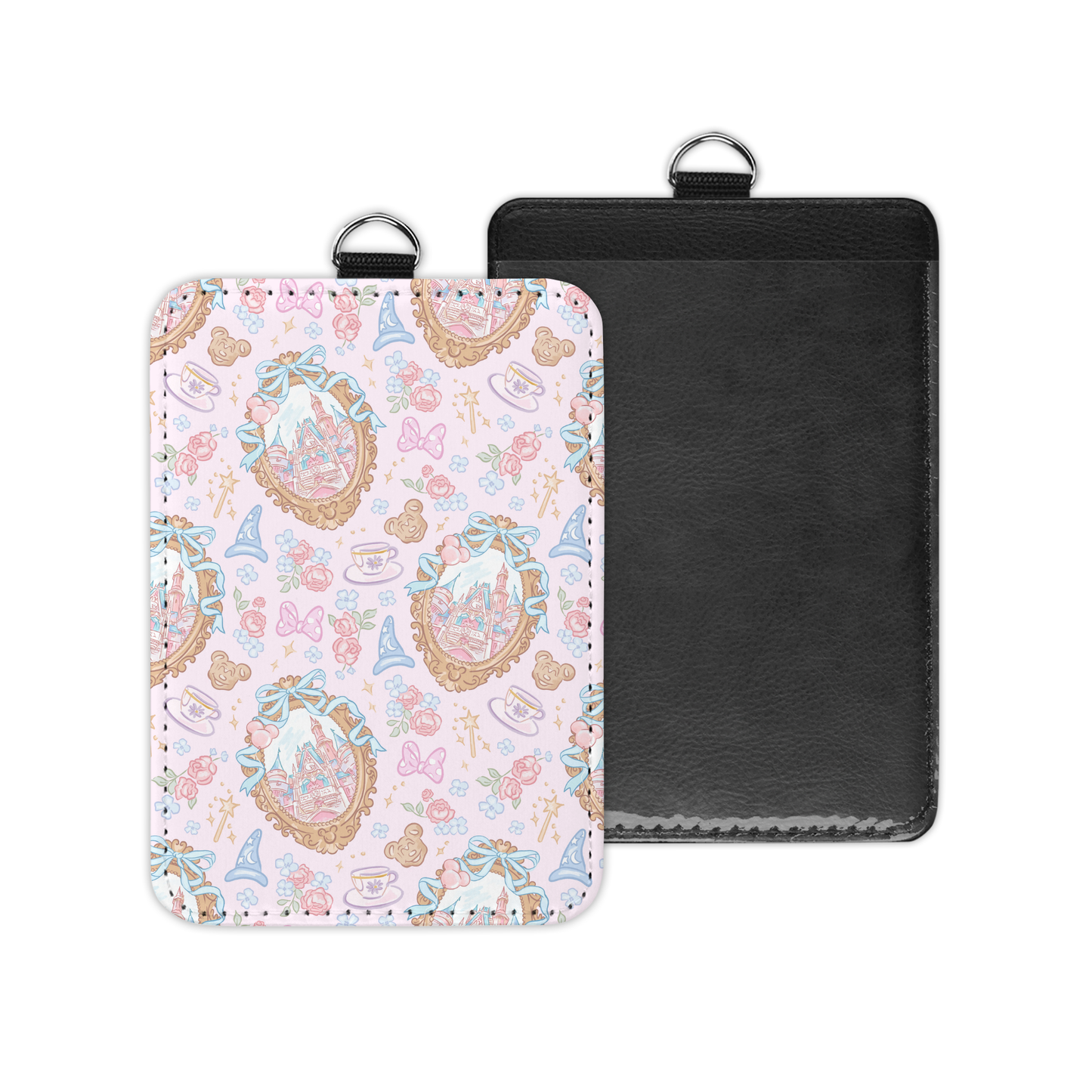 Badge Holder / ID Card Holder – Includes Magical Castle Lanyard