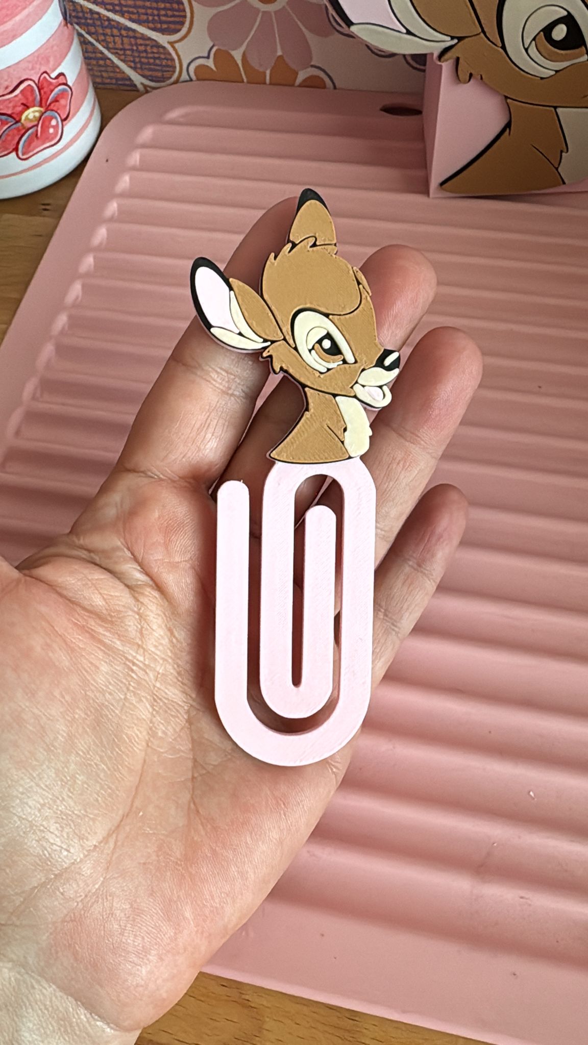 3D-gedruckte Bambi-Büroklammer