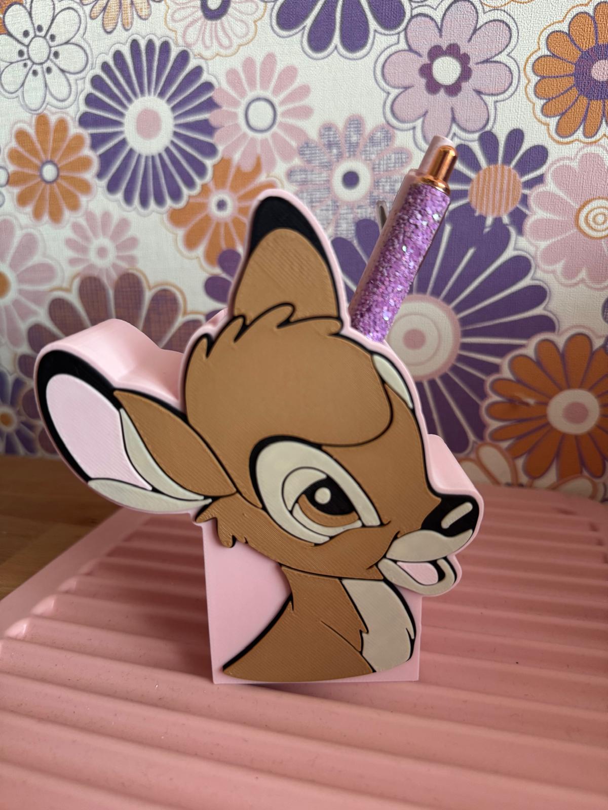 3D-gedruckte Bambi-Stiftehalter