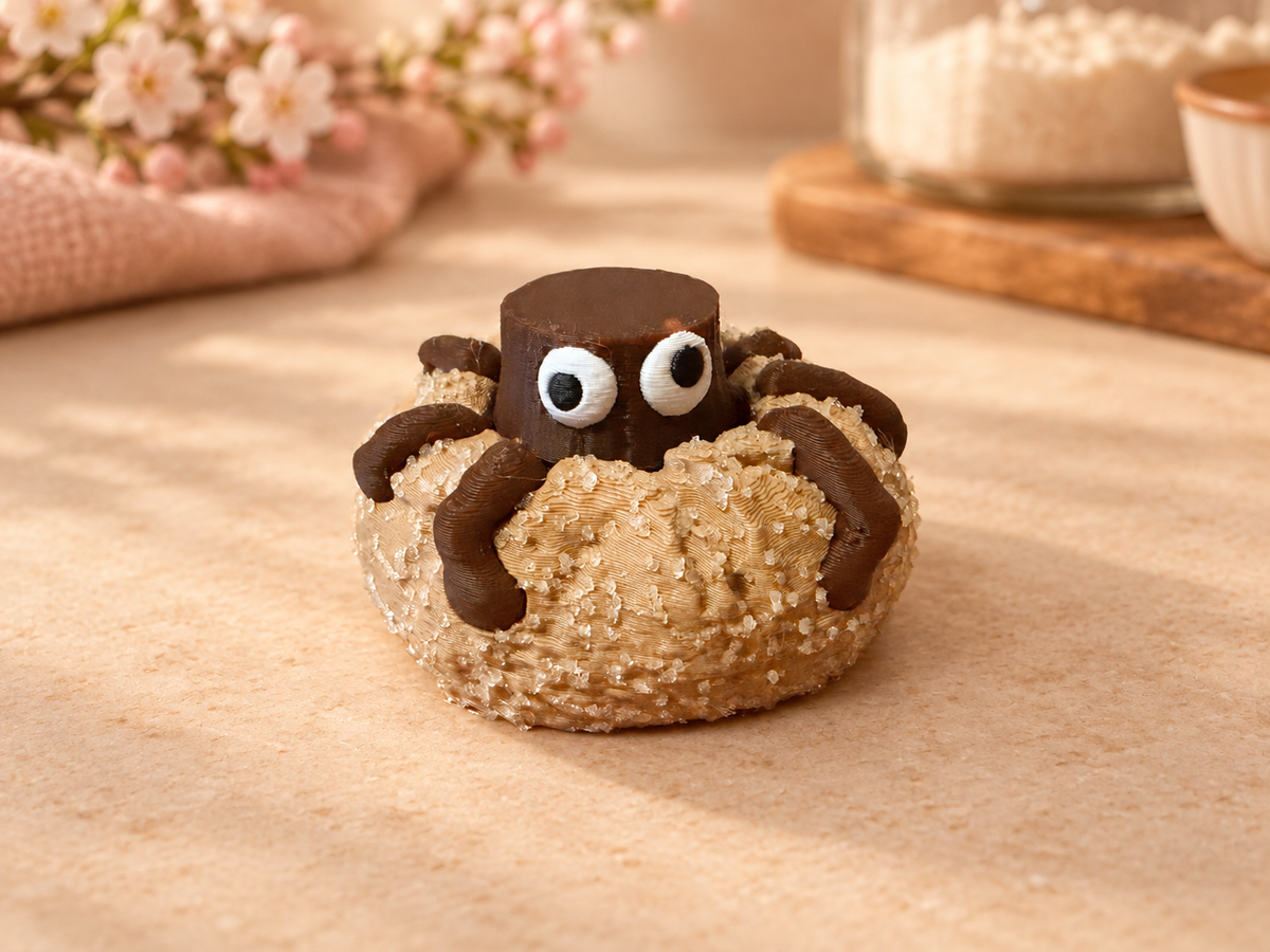Blossom Spinnenkoek Clicker – 3D-geprinte fidget