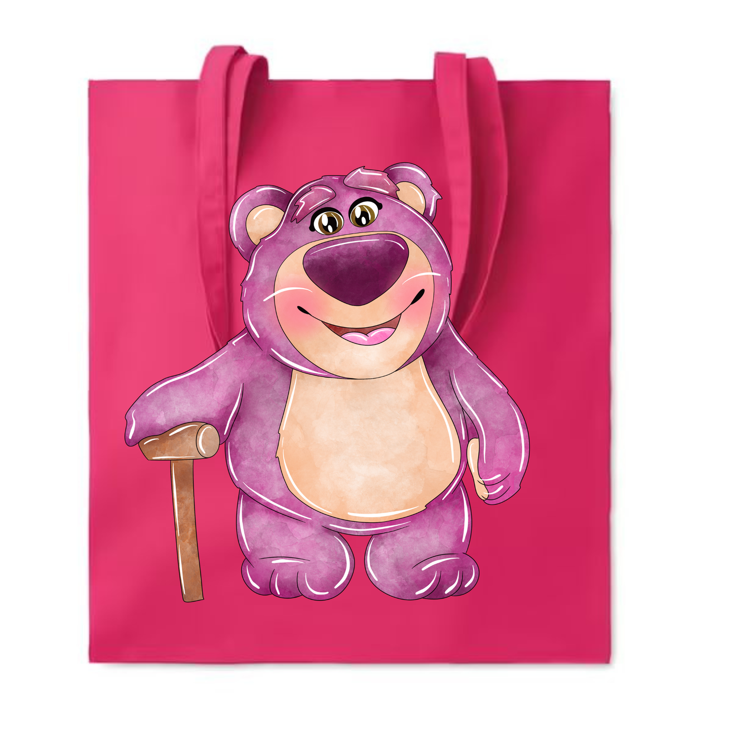Cotton Shopping Bag with Cheerful Print