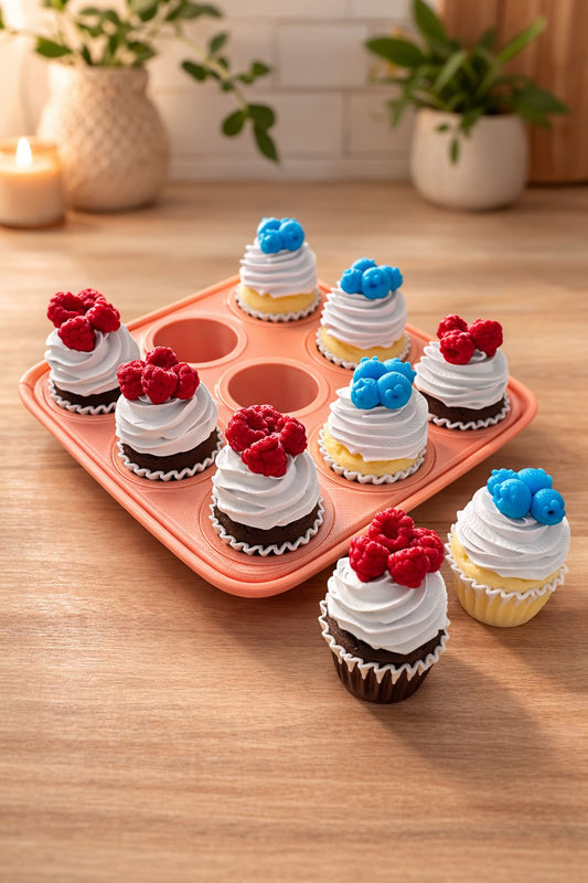 Cupcake Tic Tac Toe – 3D Geprint Boter Kaas en Eieren Spel