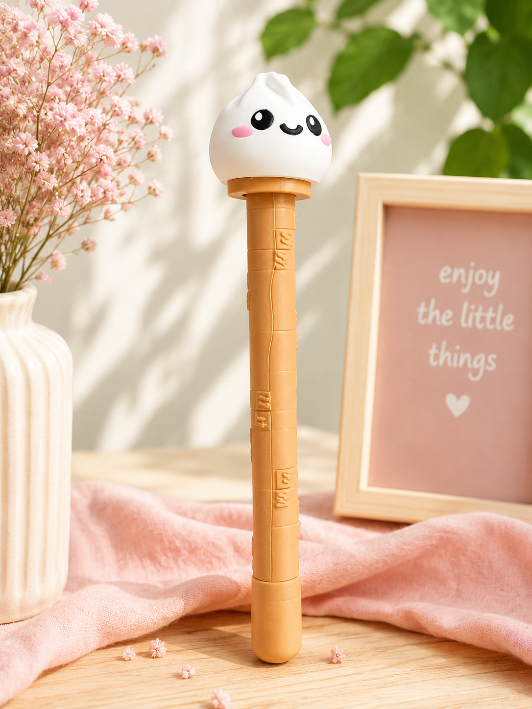 Kawaii Dumpling Clicker Pen – 3D Geprinte Fidget Pen