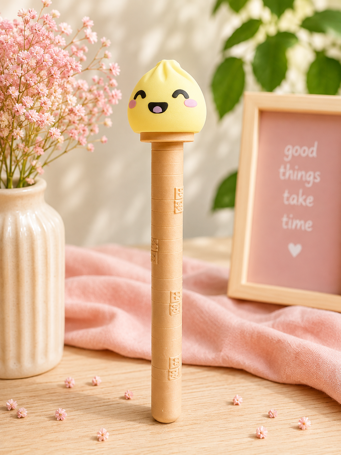 Kawaii Dumpling Clicker Pen – 3D Geprinte Fidget Pen