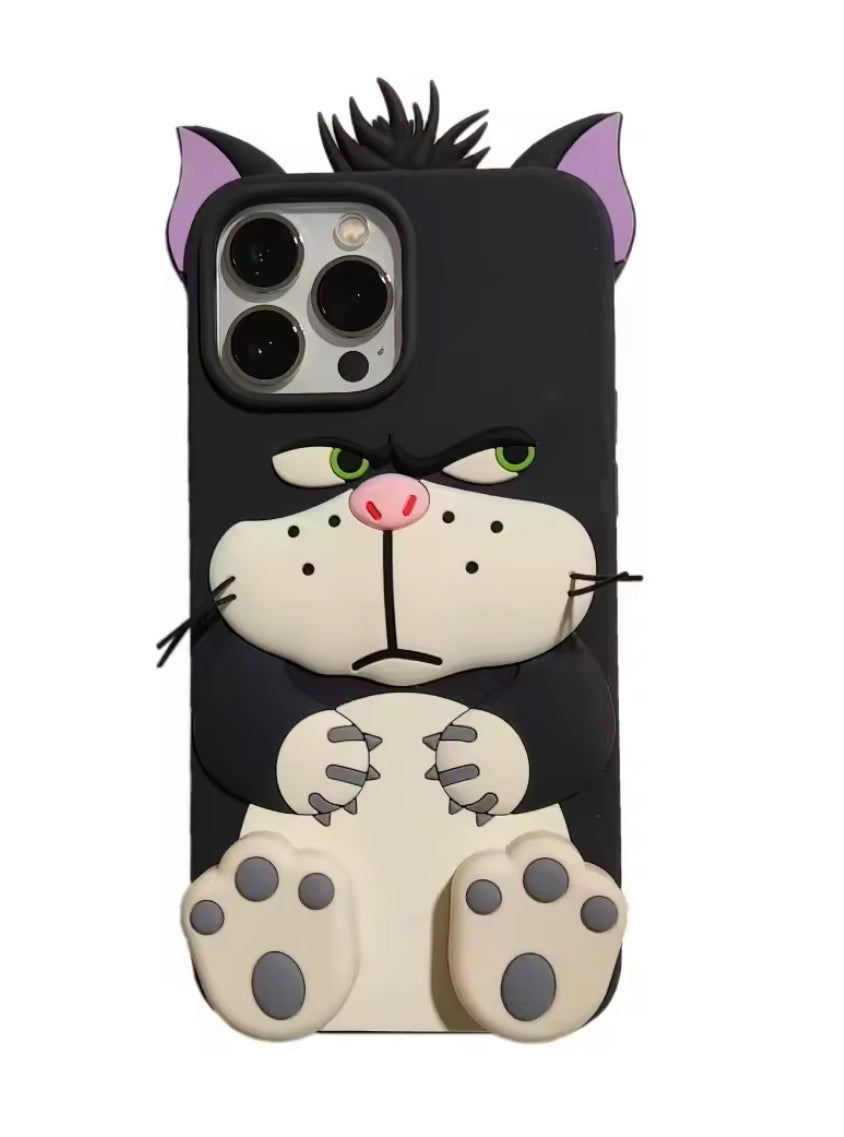 3D Silicone Phone Case Lucifer
