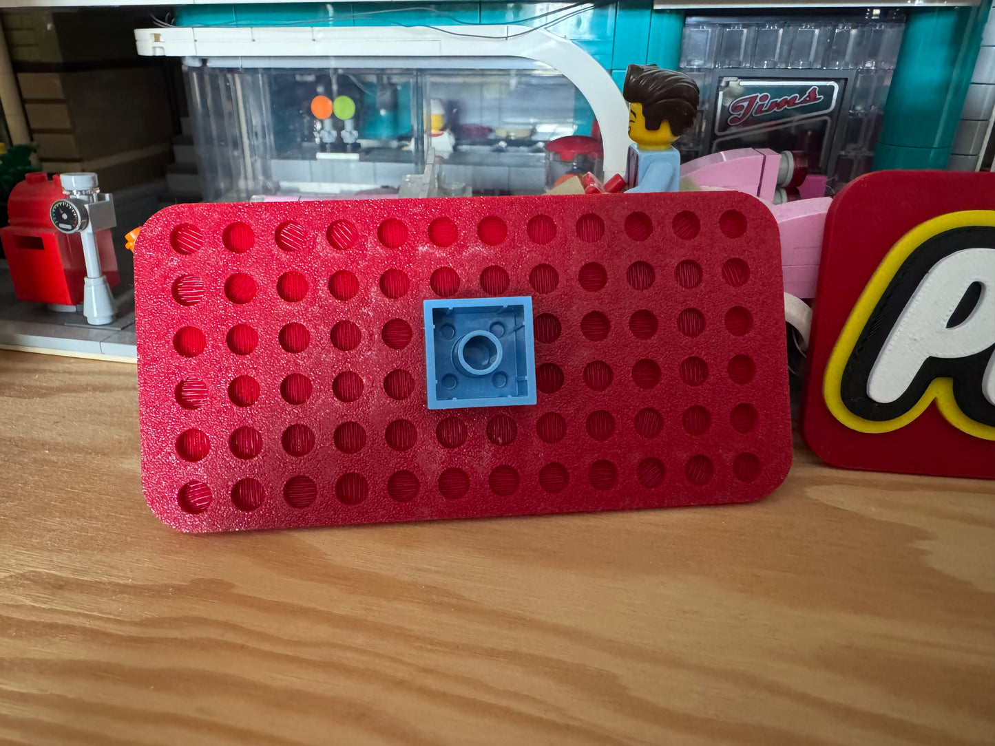 LEGO Inspired Naam Bordje (3D Geprint)