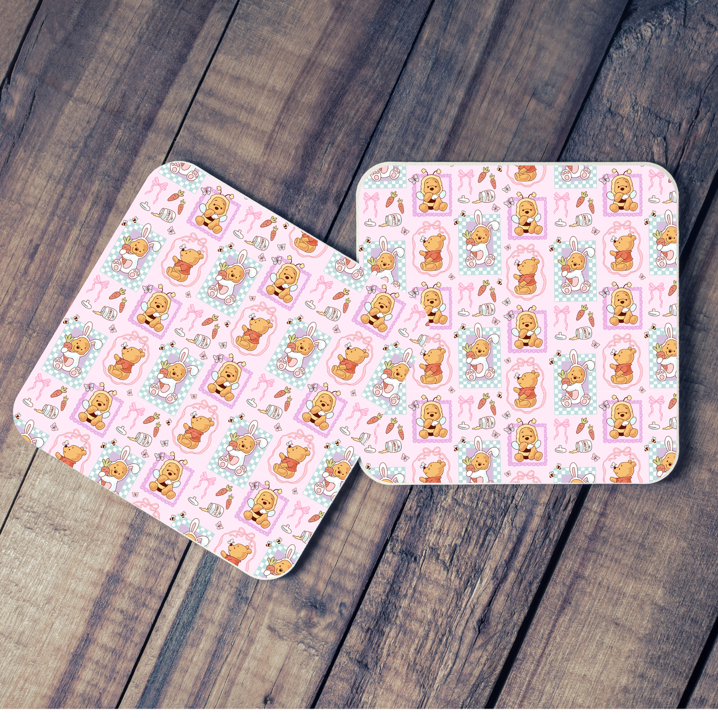 Coasters – Pooh (Set of 2)