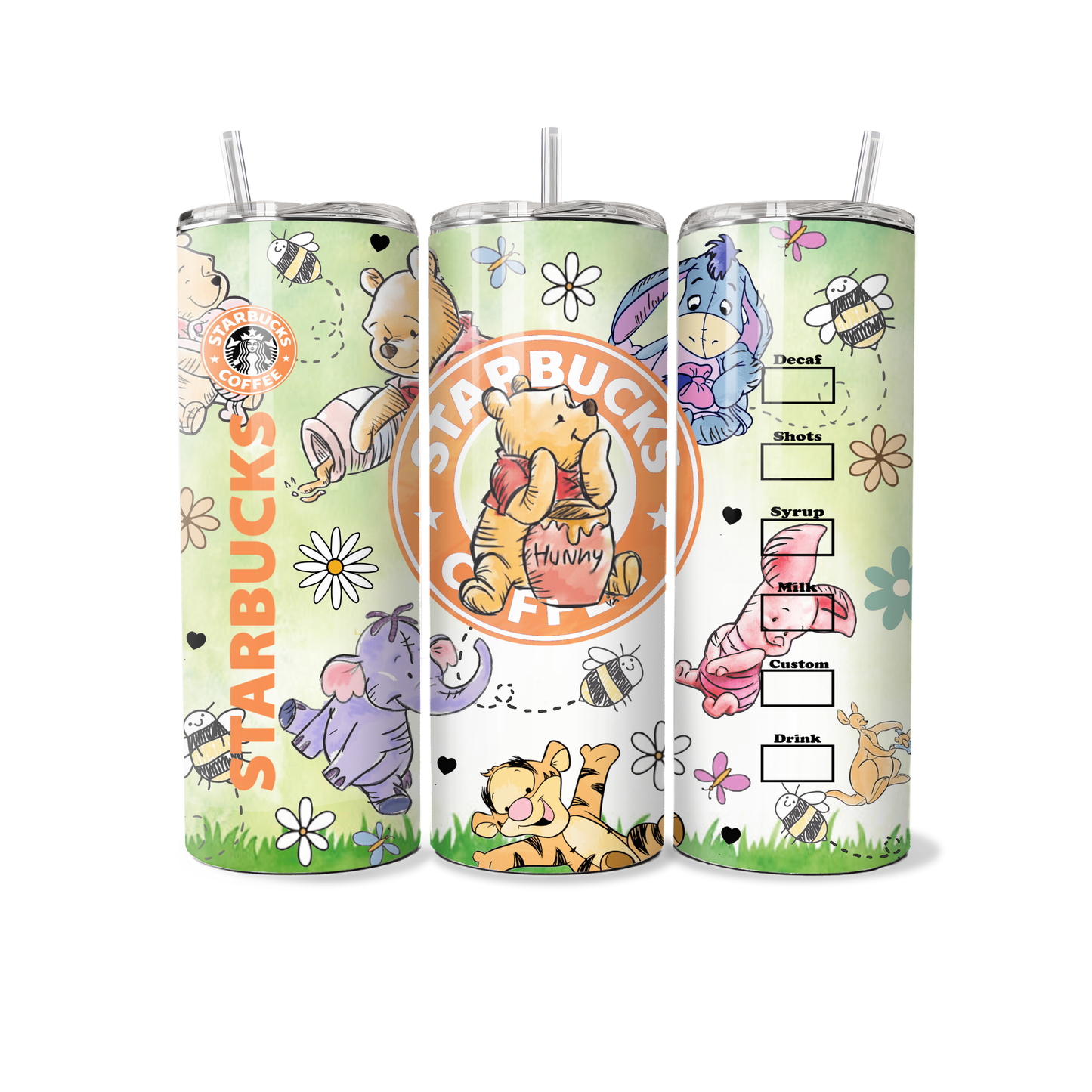 Winnie the Pooh Inspired 20oz Tumbler