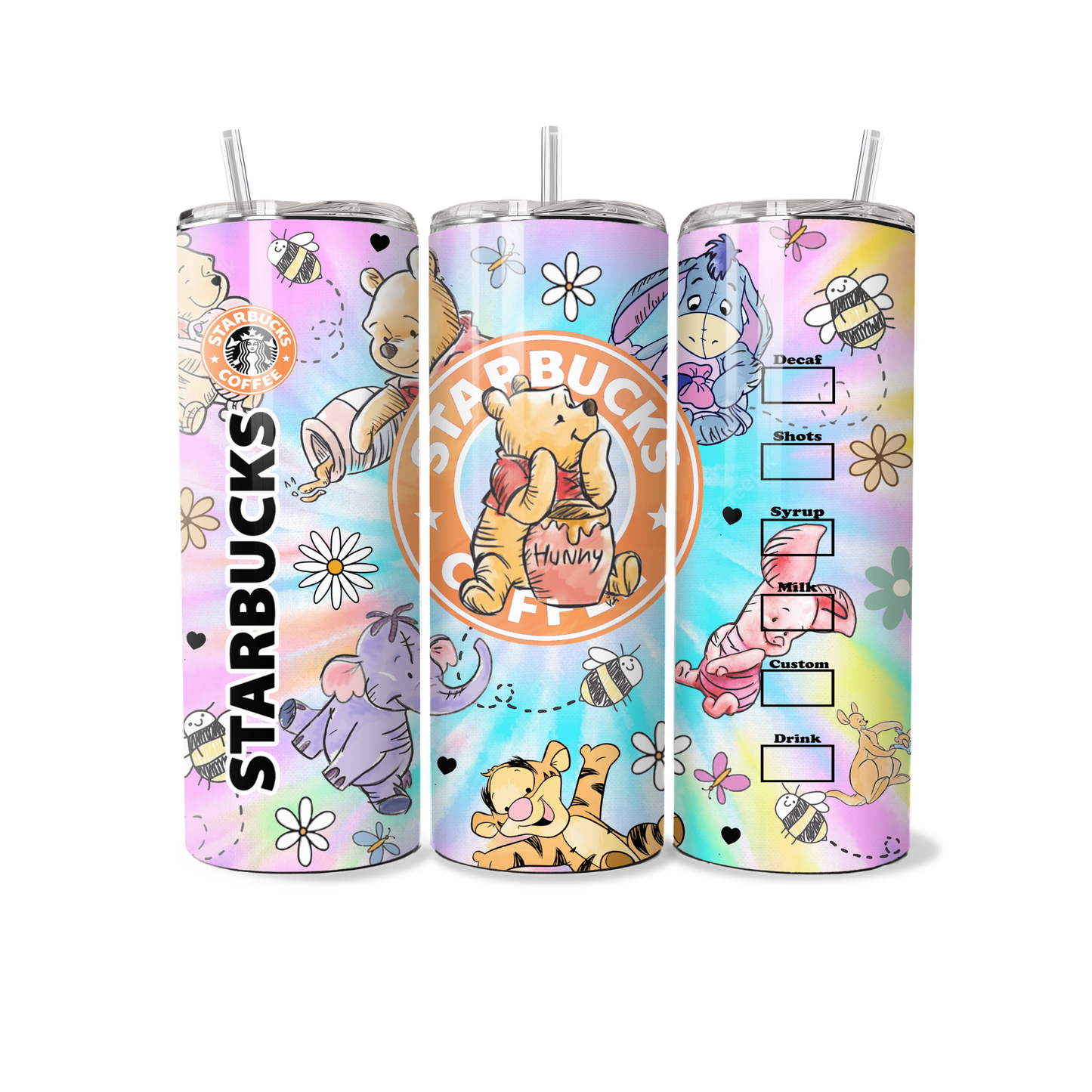 Winnie the Pooh Inspired 20oz Tumbler