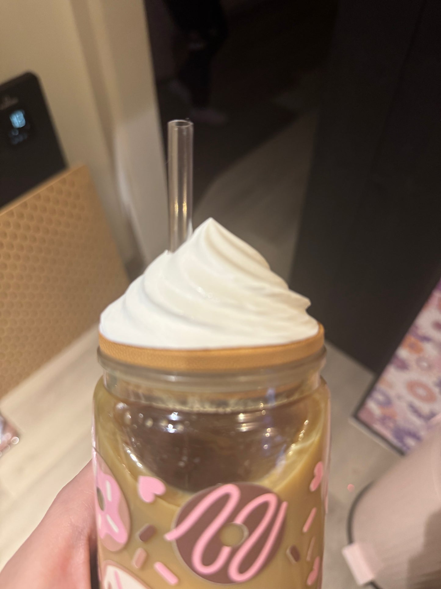 🤍 Sahne-Topper für 16oz Libby Glas – 3D Gedruckt 🤍