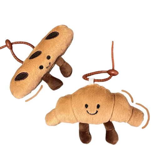 Keychain Kawaii Croissant or Baguette