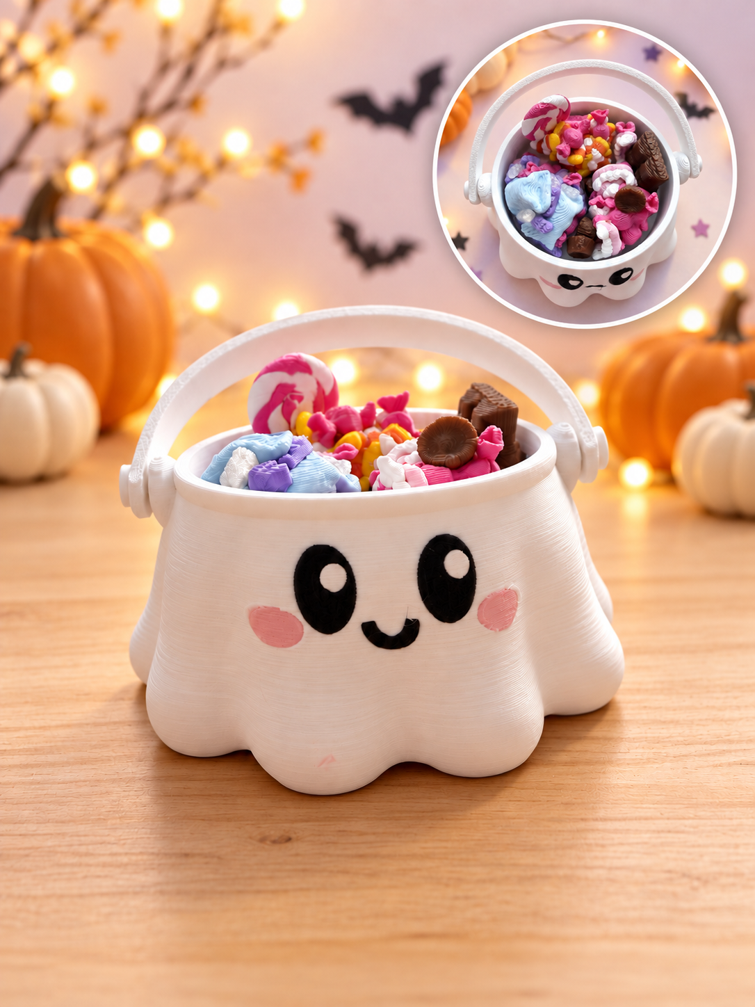Halloween Clicker Bucket – 3D-geprint met 3 clickers