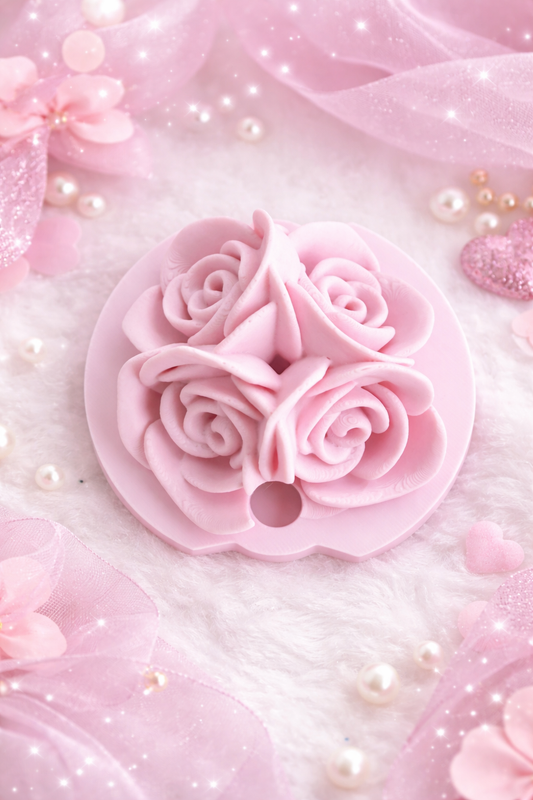 3D-gedruckter Rosen-Stanley-Topper – Girly Pink