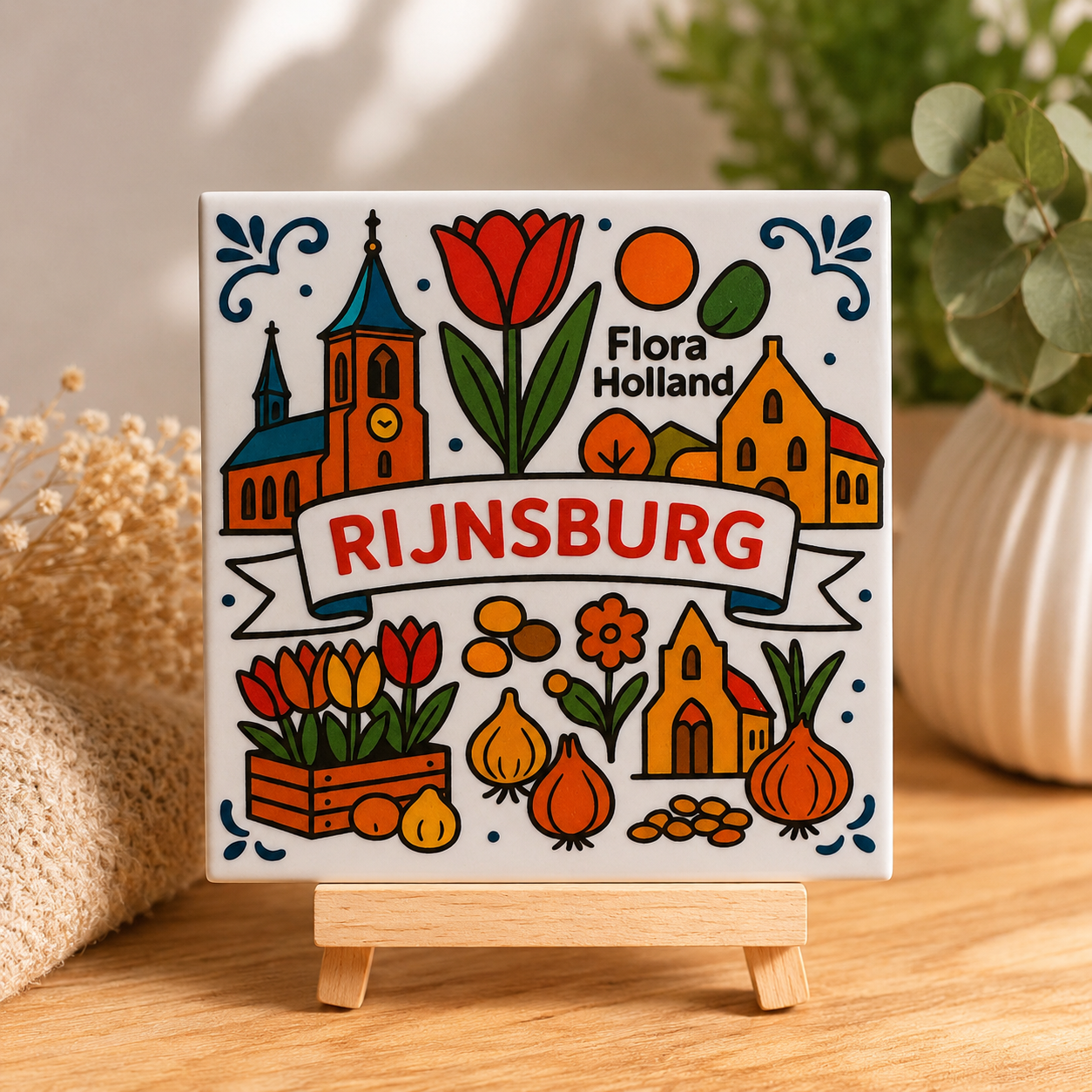 Tegeltje Rijnsburg – 11 x 11 cm