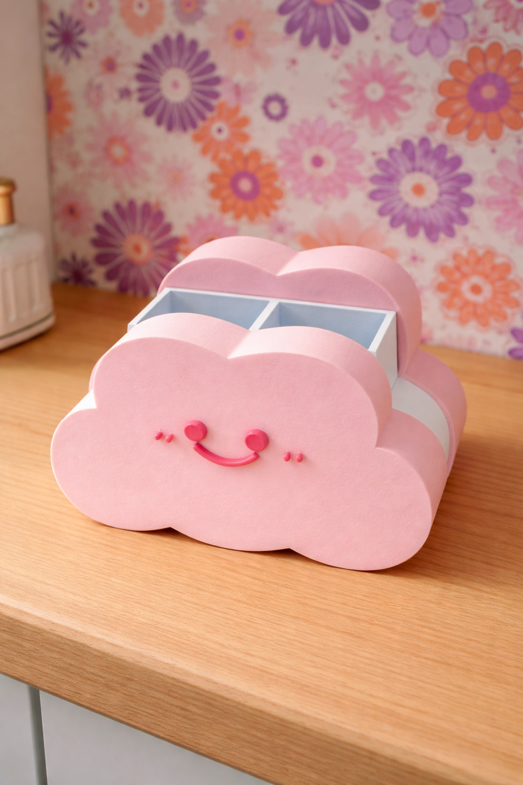 Pink Cloud Pen Holder – 3D Printed