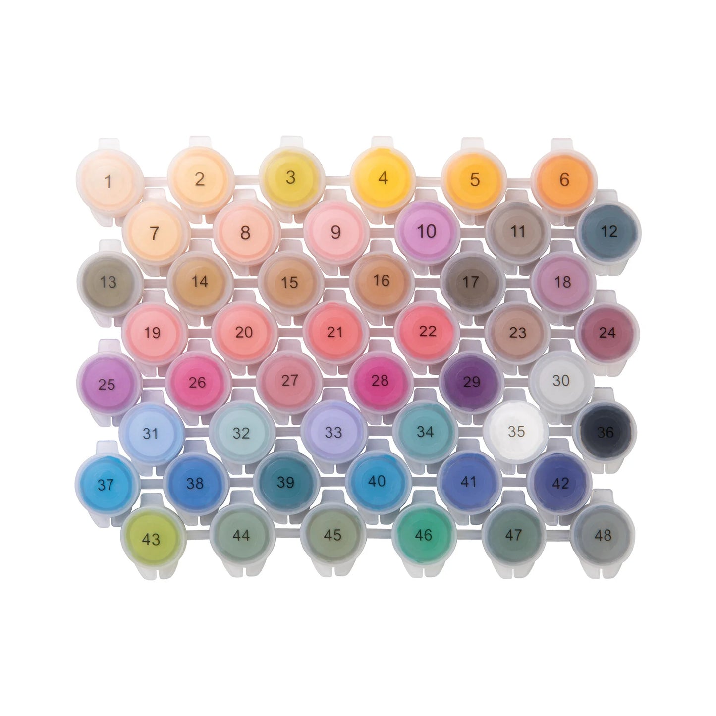 LOKLiK Acrylverfset - 48 kleuren