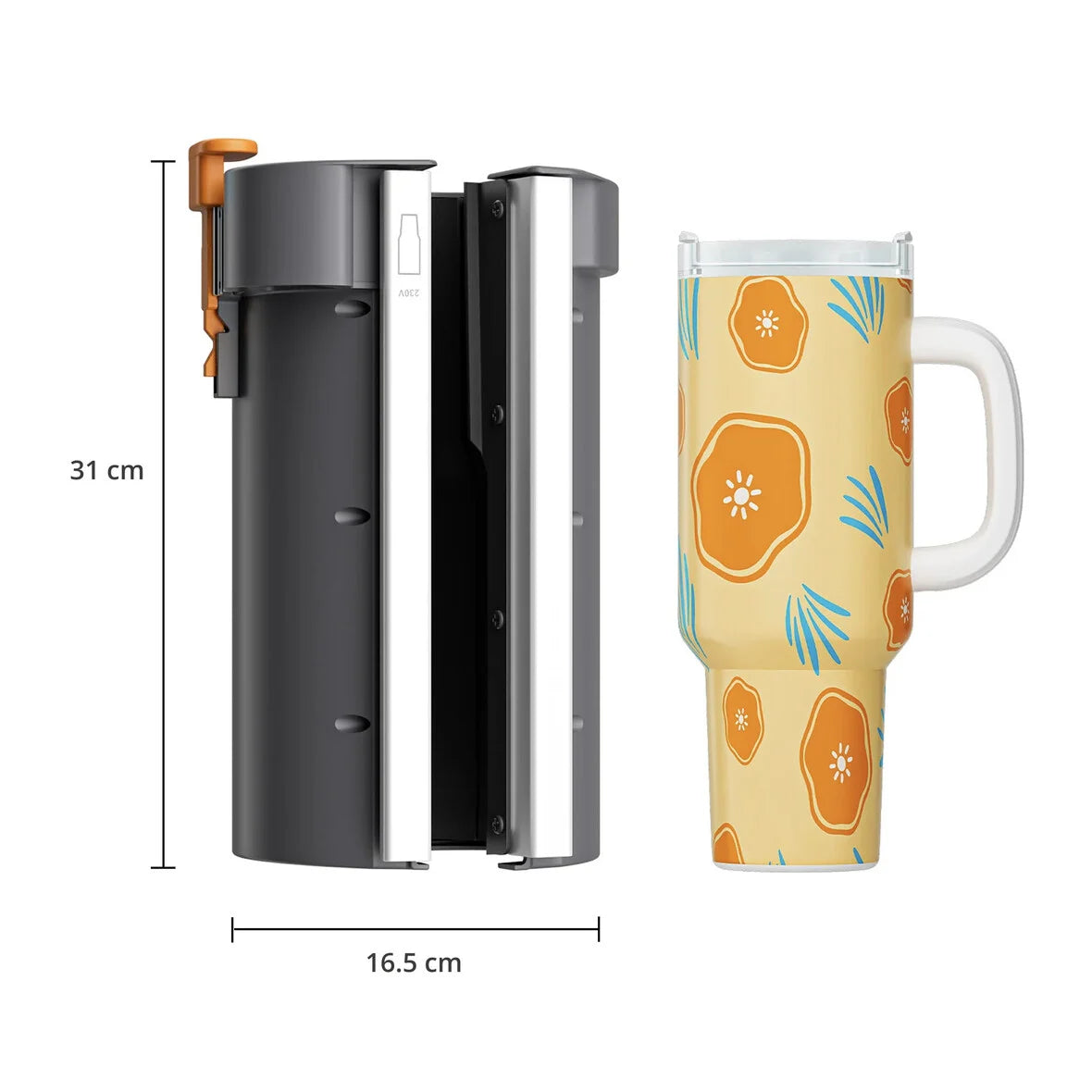 LOKLiK Handle Tumbler Heat Plate Kit - 40oz tumblers met handvat