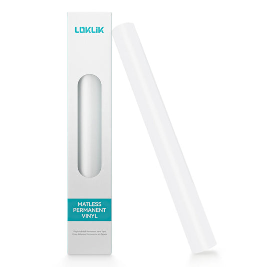 LOKLiK Matloos Permanent Klevend Vinyl - Mat - 33 x 305 cm